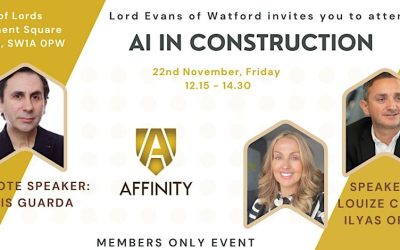 Leading Talent are proud sponsors for AFFINITY – Construction Collaboration ‘AI in Construction’